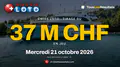 Swiss Loto : 37 millions de francs en jeu ce mercredi 21 octobre