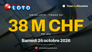 Swiss Loto : 38 millions de francs en jeu ce samedi 24 octobre