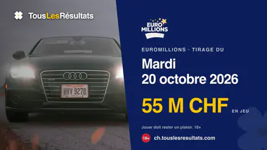 Résultats de l’EuroMillions du mardi 20 octobre 2026 : numéros, étoiles et Swiss Win